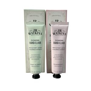 JR Watkins Cleansing Hand Elixir Set Of 2 New 1oz ea